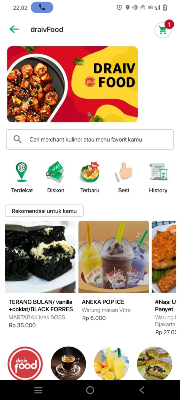 Aplikasi Pemesanan online